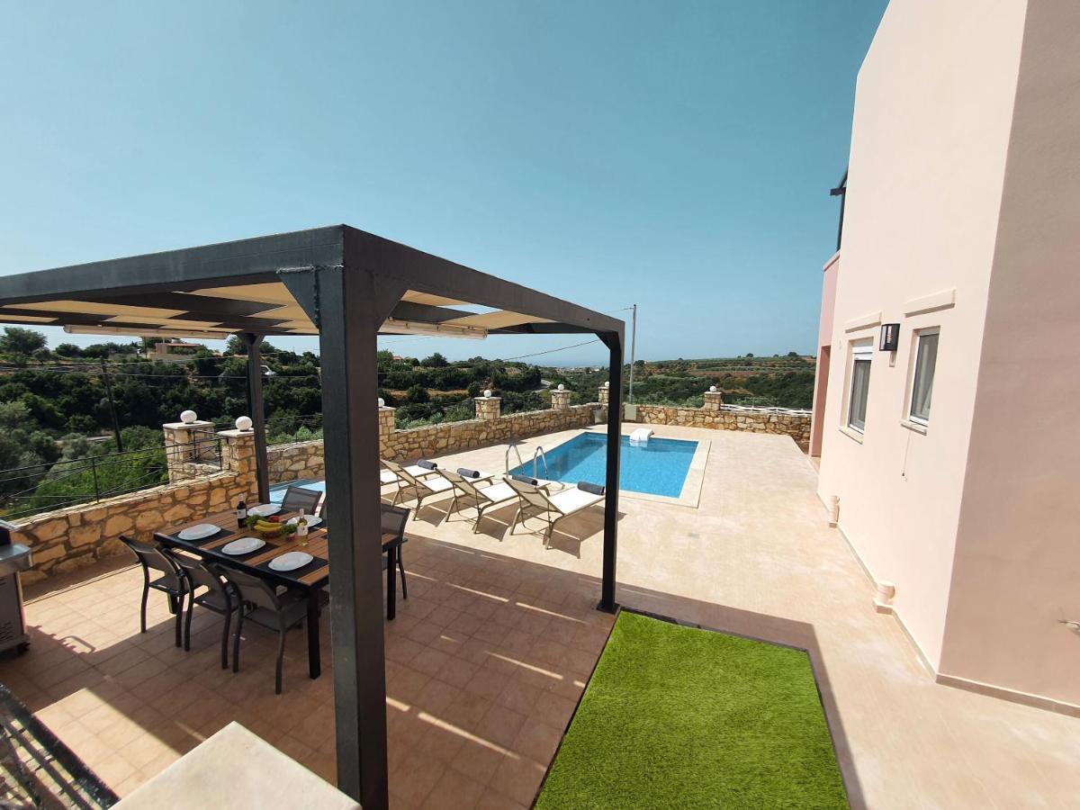 Natural View Villa With Private Pool Skouloúfia Zewnętrze zdjęcie