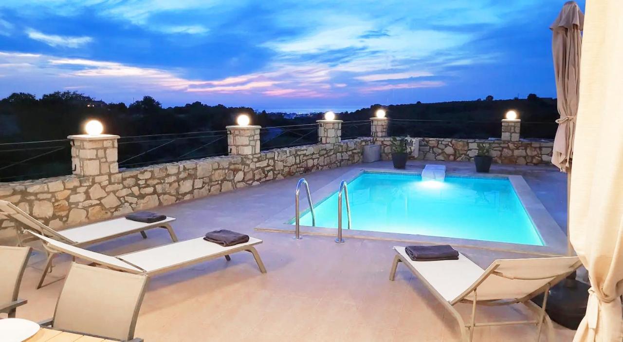 Natural View Villa With Private Pool Skouloúfia Zewnętrze zdjęcie